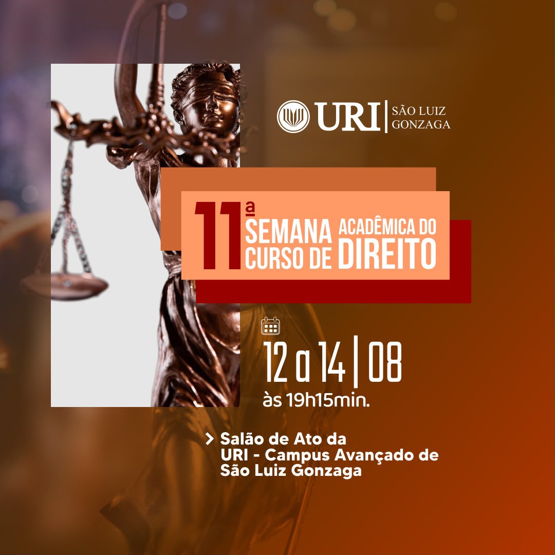 11ª Semana Acadêmica do Curso de Direito